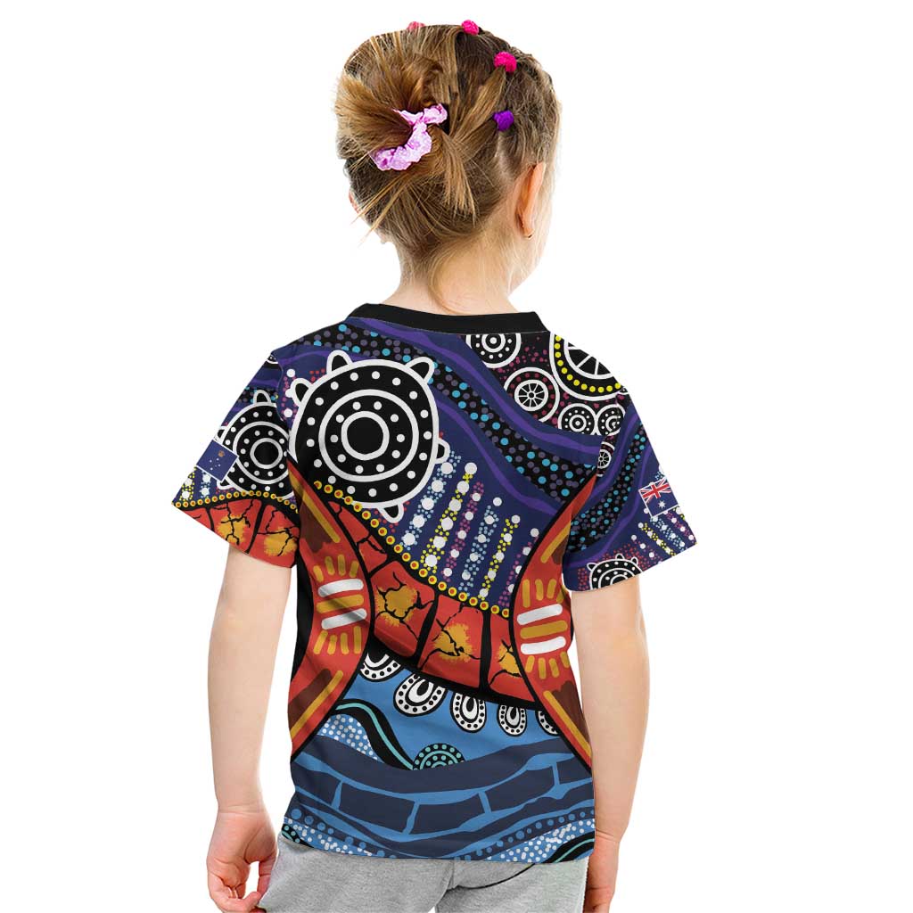 Australia Victoria State Kid T Shirt Peace and Prosperity