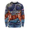Australia Victoria State Long Sleeve Shirt Peace and Prosperity