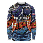 Australia Victoria State Long Sleeve Shirt Peace and Prosperity