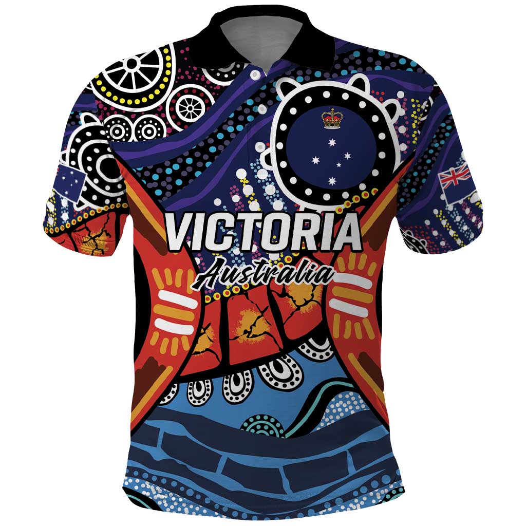 Australia Victoria State Polo Shirt Peace and Prosperity
