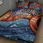 Australia Victoria State Quilt Bed Set Peace and Prosperity