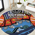 Australia Victoria State Round Carpet Peace and Prosperity