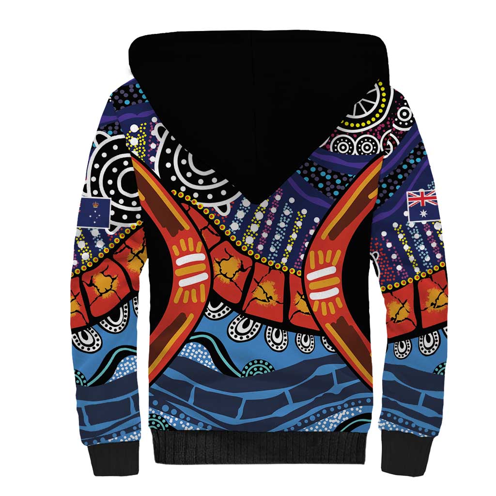 Australia Victoria State Sherpa Hoodie Peace and Prosperity