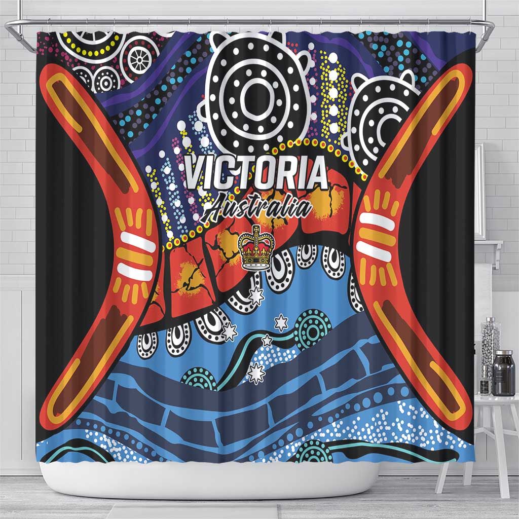 Australia Victoria State Shower Curtain Peace and Prosperity