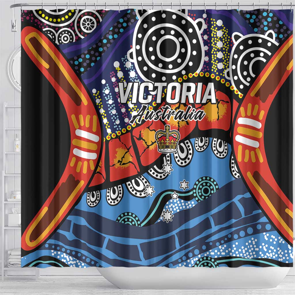 Australia Victoria State Shower Curtain Peace and Prosperity