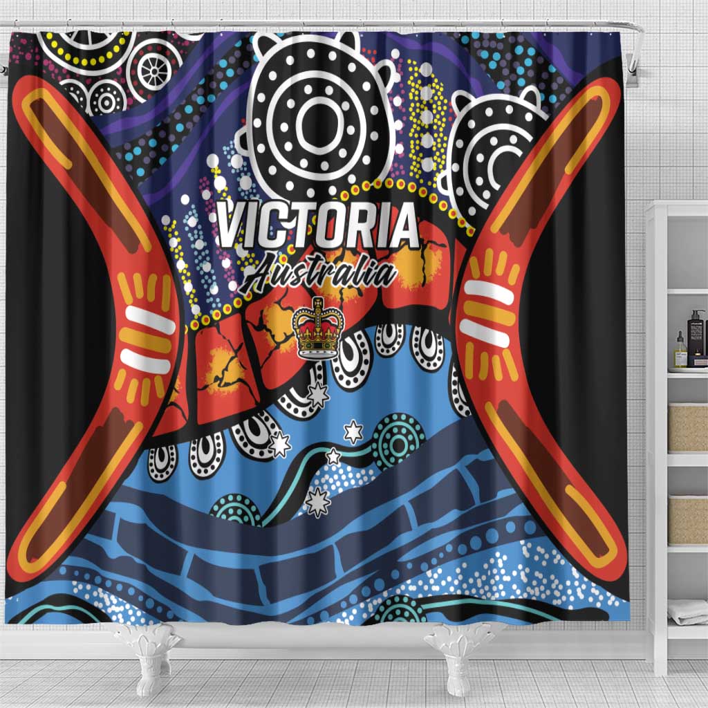 Australia Victoria State Shower Curtain Peace and Prosperity