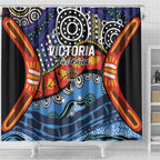 Australia Victoria State Shower Curtain Peace and Prosperity