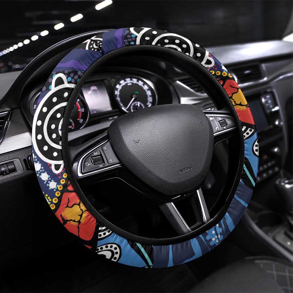 Australia Victoria State Steering Wheel Cover Peace and Prosperity