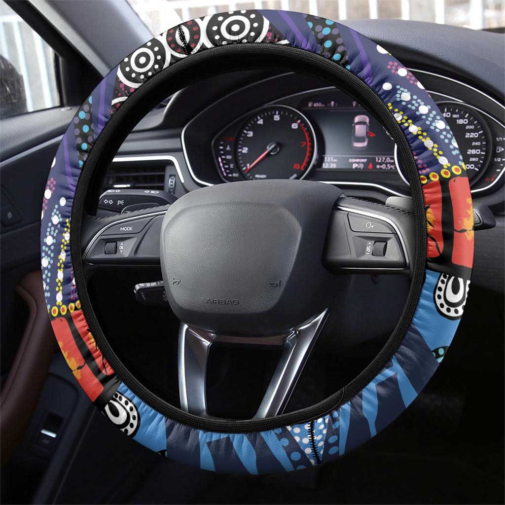 Australia Victoria State Steering Wheel Cover Peace and Prosperity