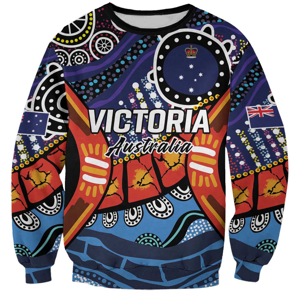 Australia Victoria State Sweatshirt Peace and Prosperity