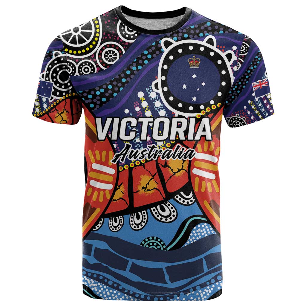Australia Victoria State T Shirt Peace and Prosperity