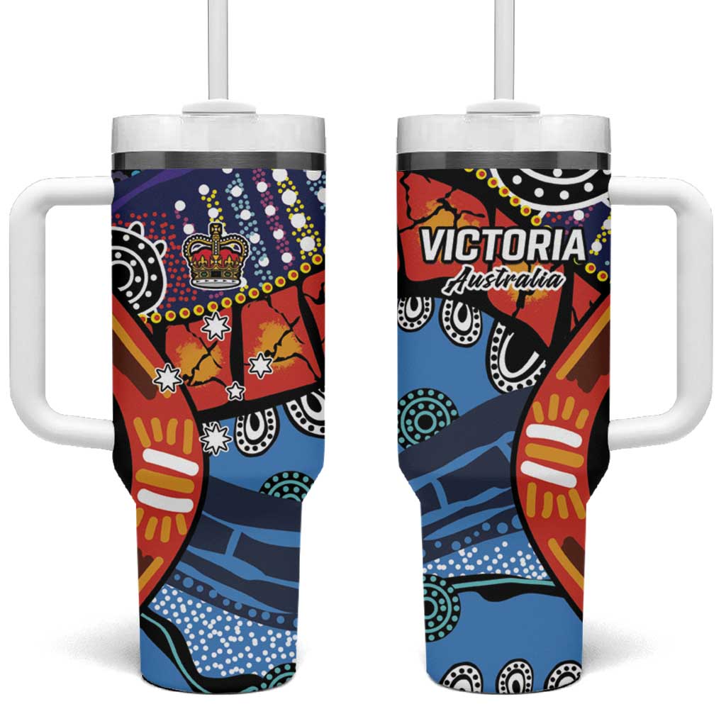 Australia Victoria State Tumbler With Handle Peace and Prosperity
