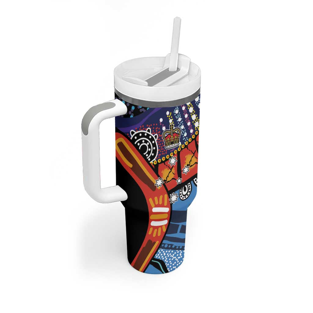 Australia Victoria State Tumbler With Handle Peace and Prosperity