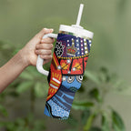 Australia Victoria State Tumbler With Handle Peace and Prosperity