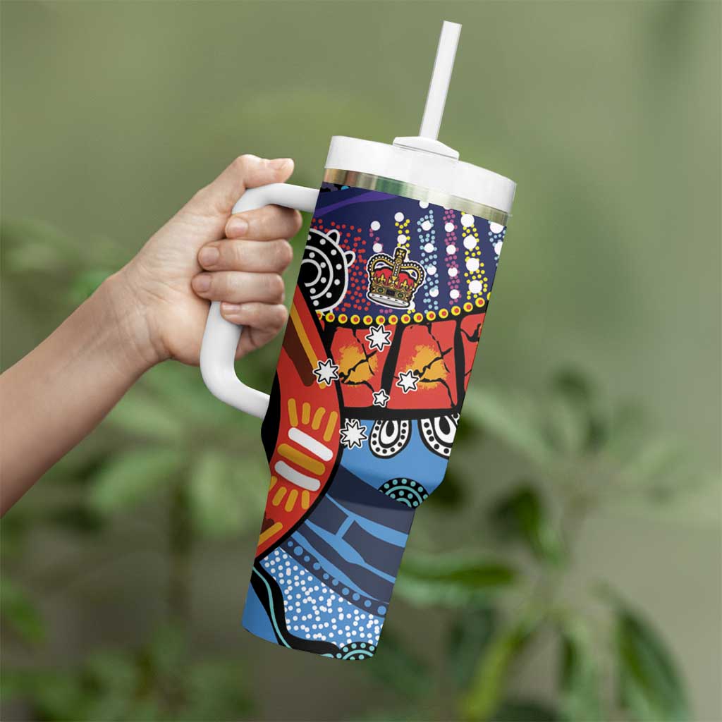 Australia Victoria State Tumbler With Handle Peace and Prosperity