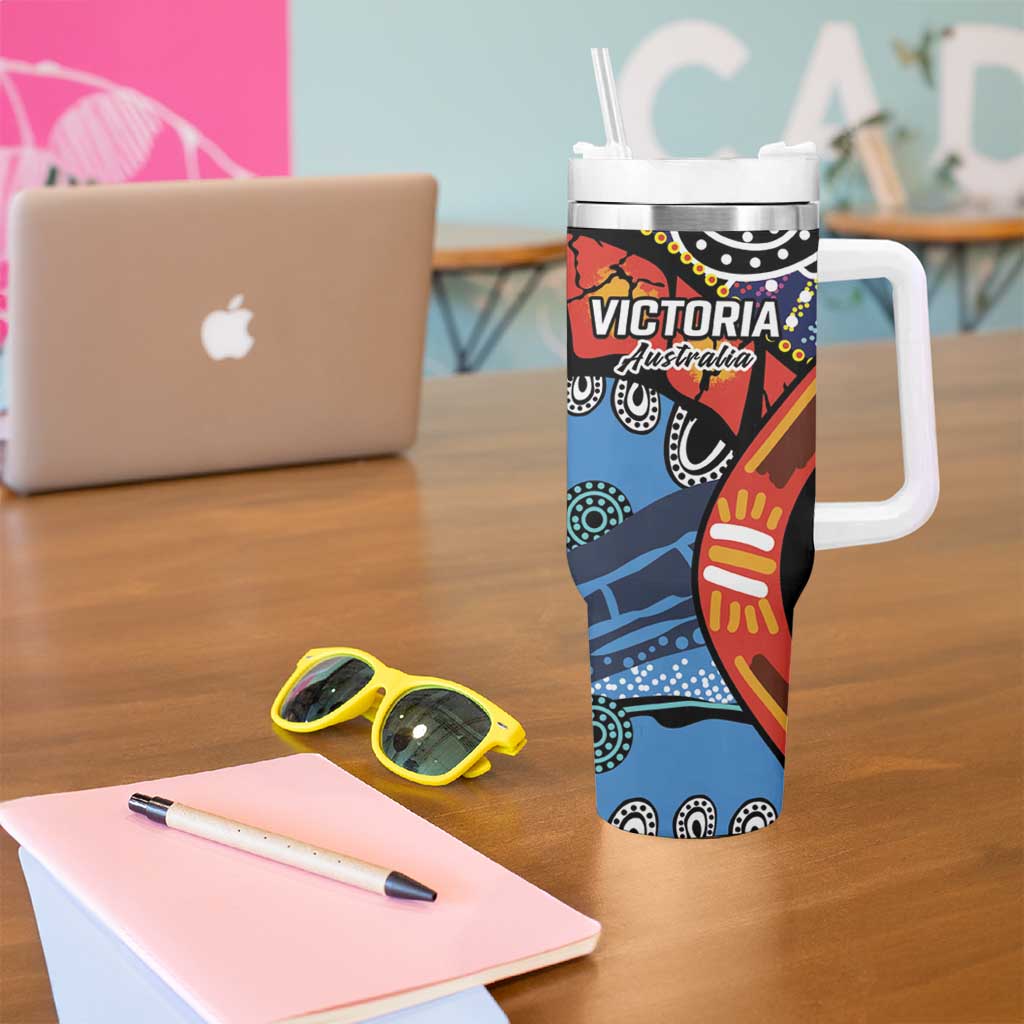 Australia Victoria State Tumbler With Handle Peace and Prosperity