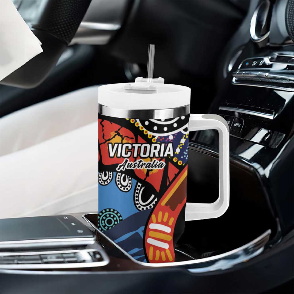 Australia Victoria State Tumbler With Handle Peace and Prosperity