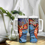 Australia Victoria State Tumbler With Handle Peace and Prosperity