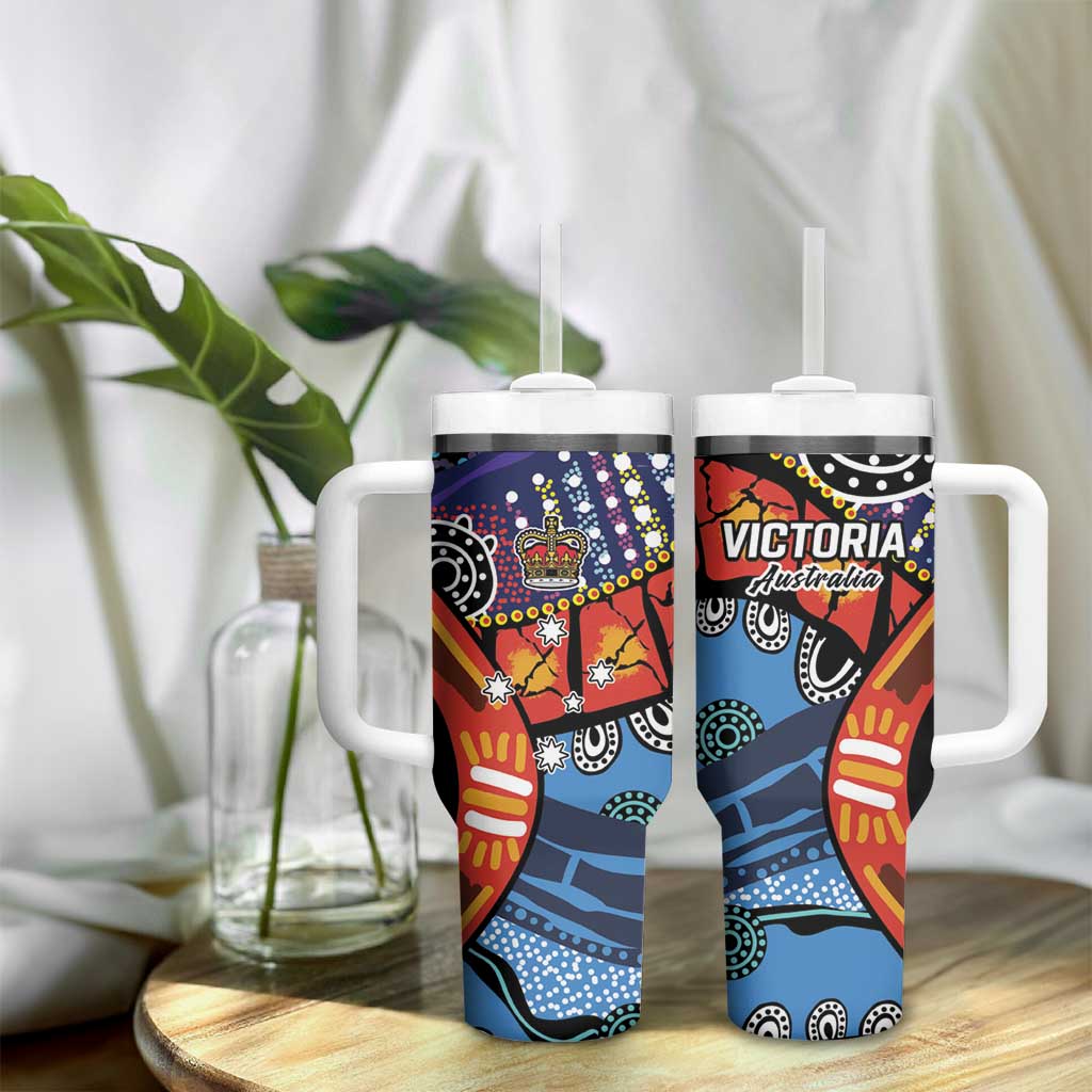 Australia Victoria State Tumbler With Handle Peace and Prosperity
