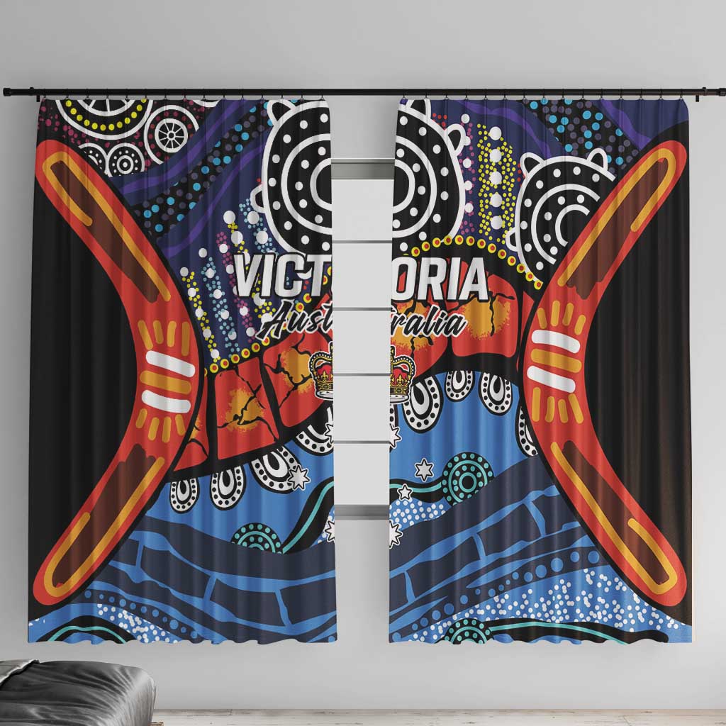 Australia Victoria State Window Curtain Peace and Prosperity