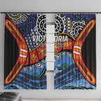 Australia Victoria State Window Curtain Peace and Prosperity