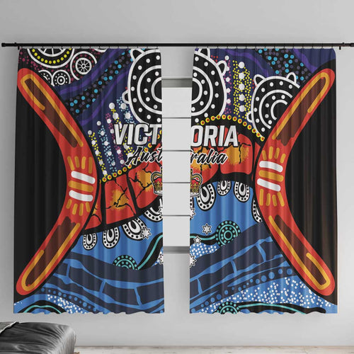 Australia Victoria State Window Curtain Peace and Prosperity
