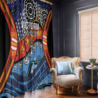 Australia Victoria State Window Curtain Peace and Prosperity
