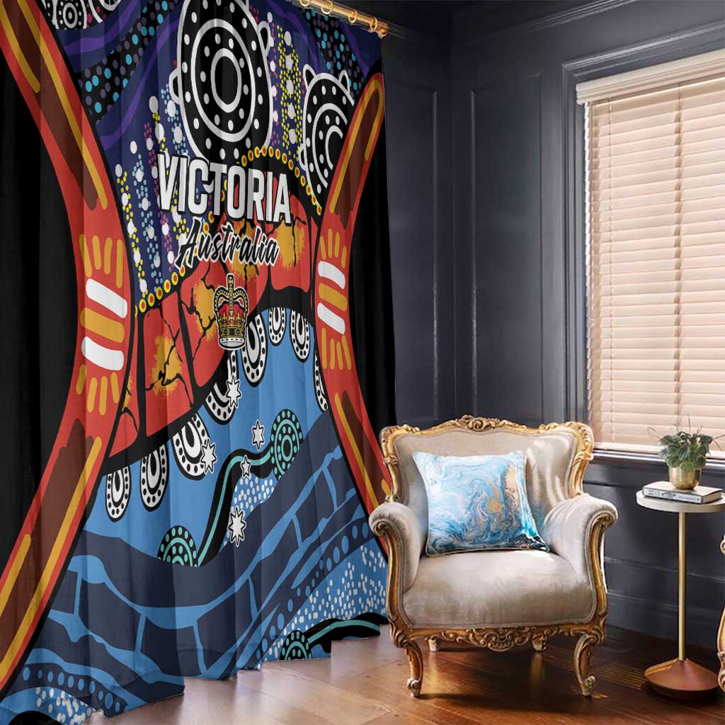Australia Victoria State Window Curtain Peace and Prosperity