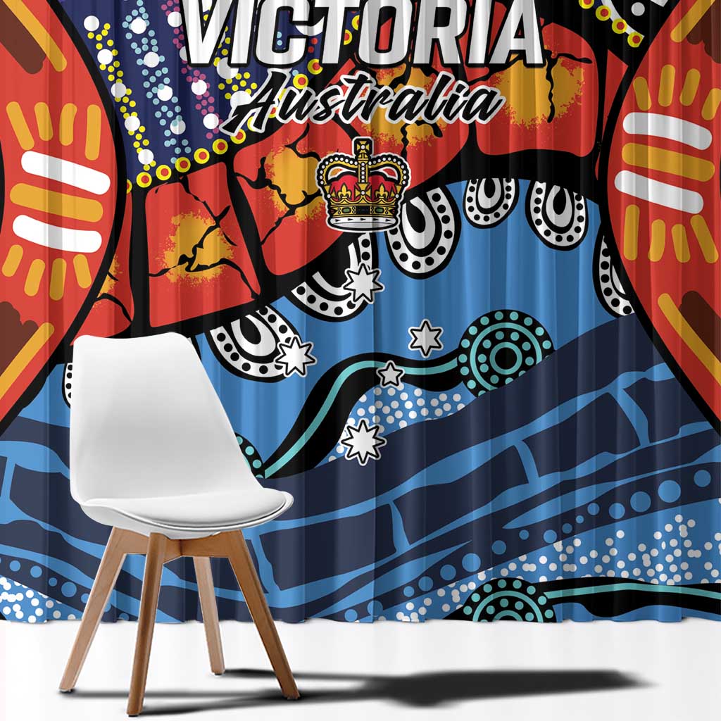 Australia Victoria State Window Curtain Peace and Prosperity