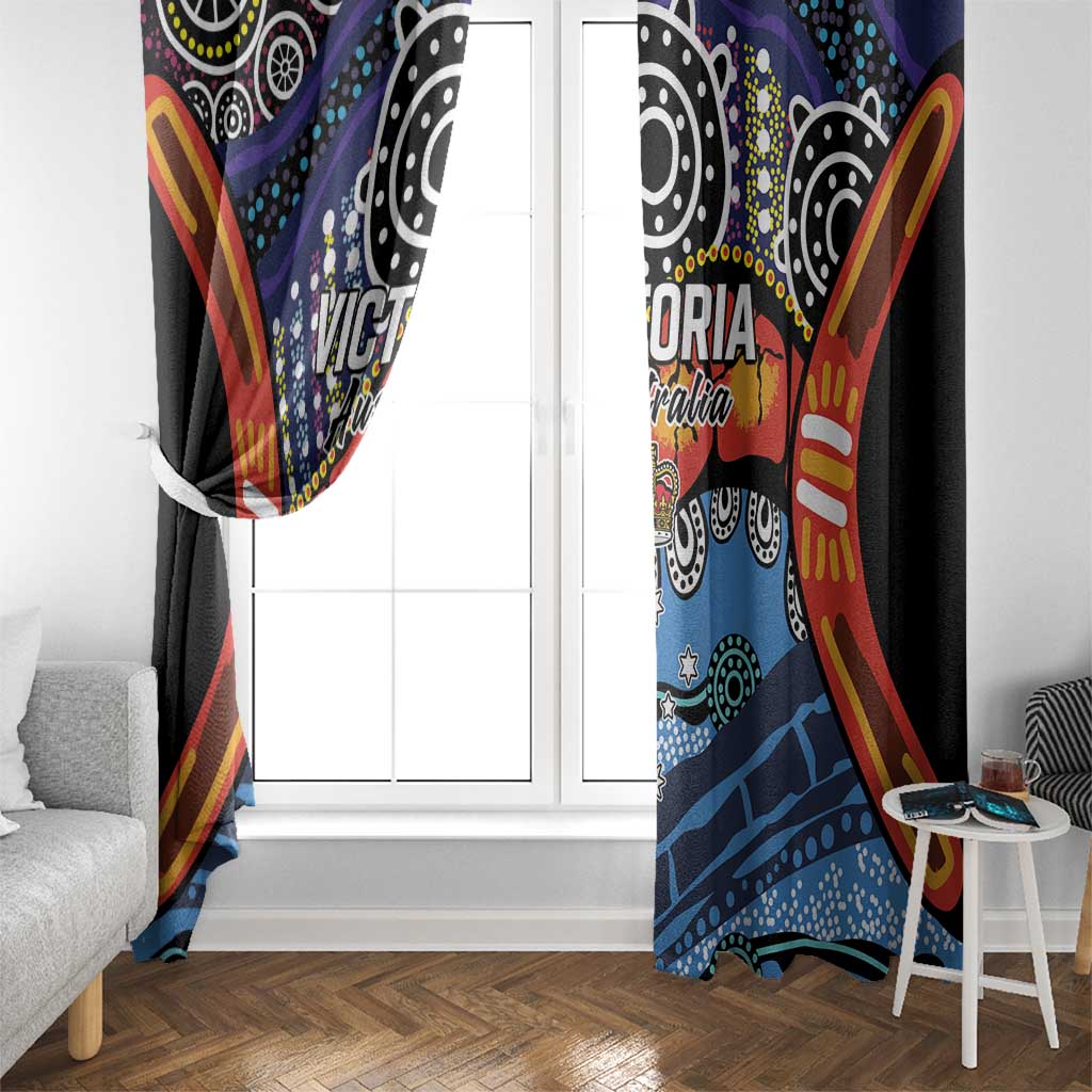 Australia Victoria State Window Curtain Peace and Prosperity