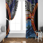 Australia Victoria State Window Curtain Peace and Prosperity