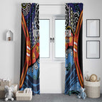 Australia Victoria State Window Curtain Peace and Prosperity