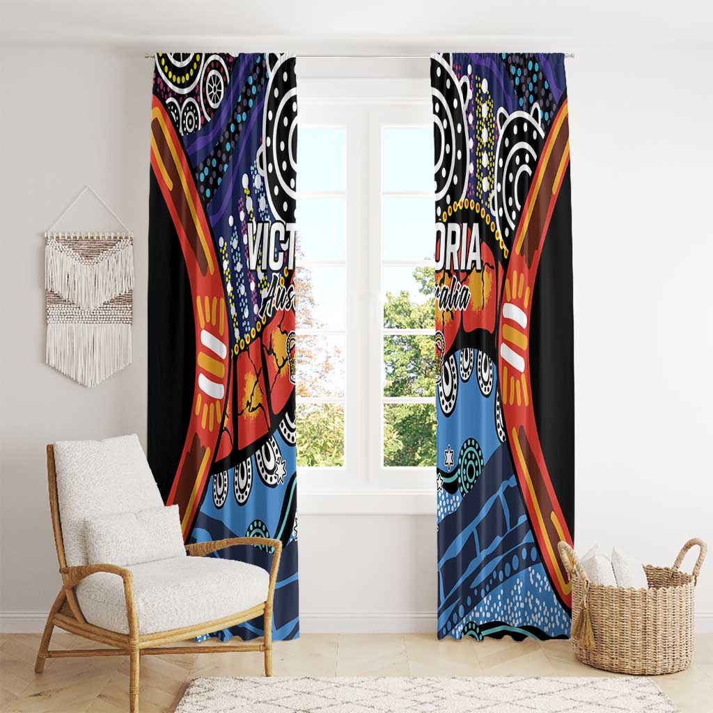 Australia Victoria State Window Curtain Peace and Prosperity