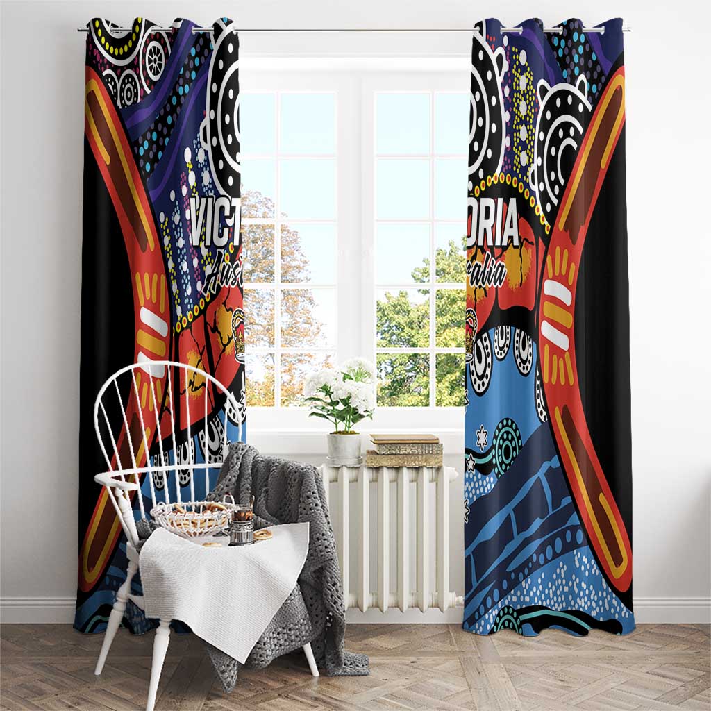 Australia Victoria State Window Curtain Peace and Prosperity