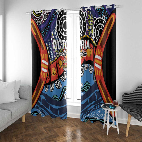 Australia Victoria State Window Curtain Peace and Prosperity