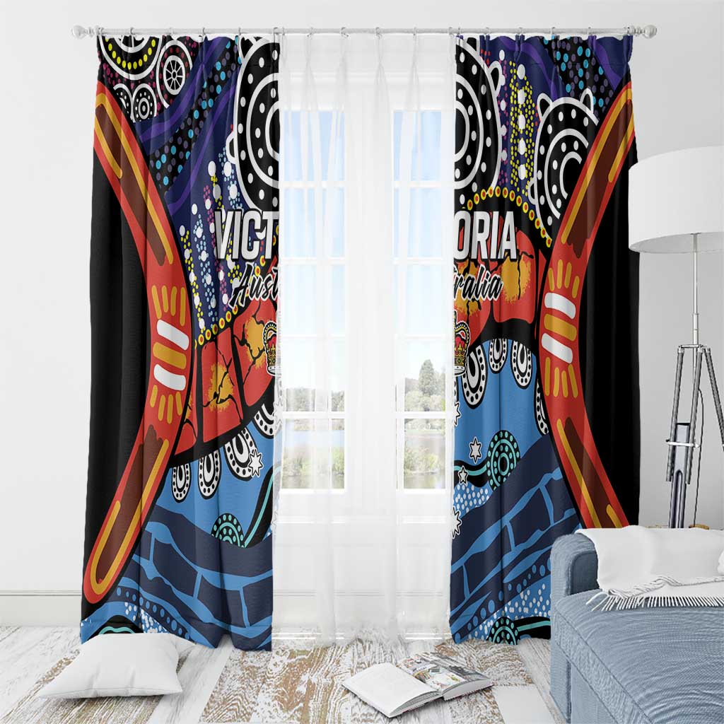 Australia Victoria State Window Curtain Peace and Prosperity