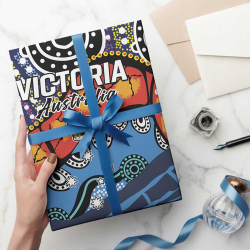 Australia Victoria State Wrapping Paper Peace and Prosperity - Aussie Hoodie