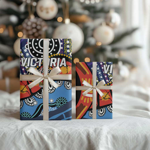Australia Victoria State Wrapping Paper Peace and Prosperity - Aussie Hoodie