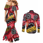 South Australia Festival State Wine State Couples Matching Mermaid Dress and Long Sleeve Button Shirt