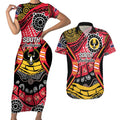 South Australia Festival State Wine State Couples Matching Short Sleeve Bodycon Dress and Hawaiian Shirt