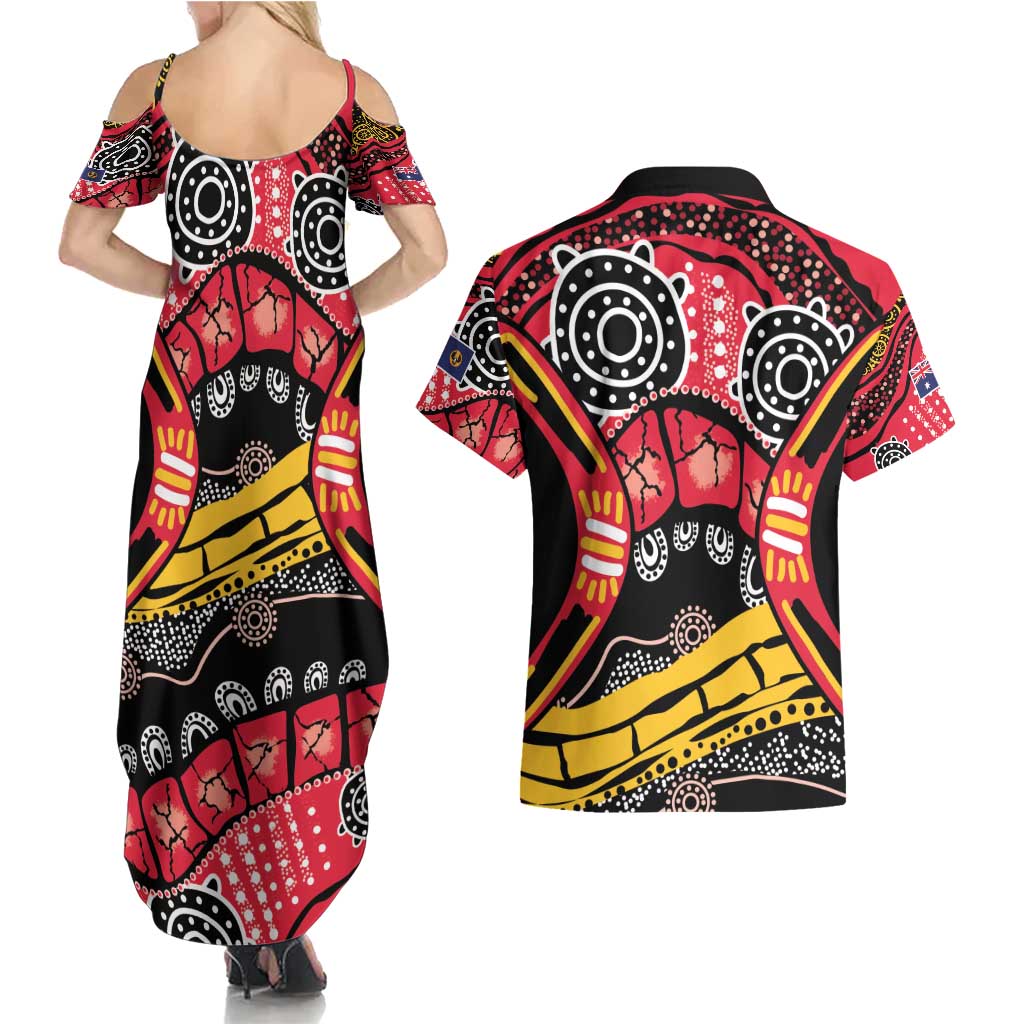 South Australia Festival State Wine State Couples Matching Summer Maxi Dress and Hawaiian Shirt