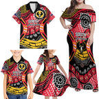 South Australia Festival State Wine State Family Matching Off Shoulder Maxi Dress and Hawaiian Shirt