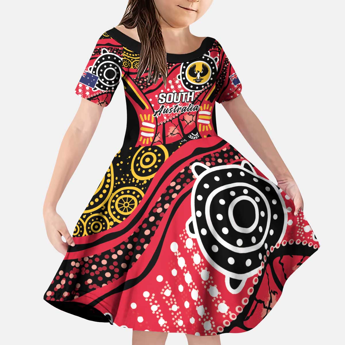 South Australia Festival State Wine State Kid Short Sleeve Dress