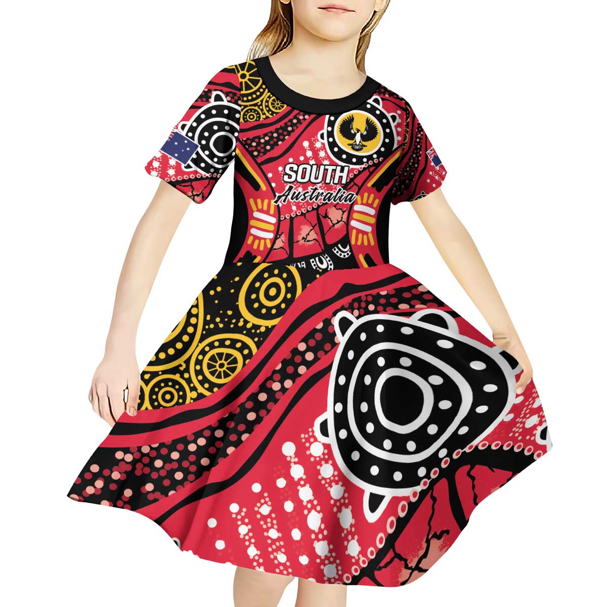 South Australia Festival State Wine State Kid Short Sleeve Dress