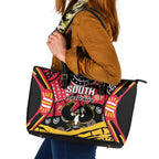 South Australia Festival State Wine State Leather Tote Bag