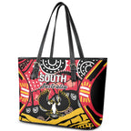 South Australia Festival State Wine State Leather Tote Bag