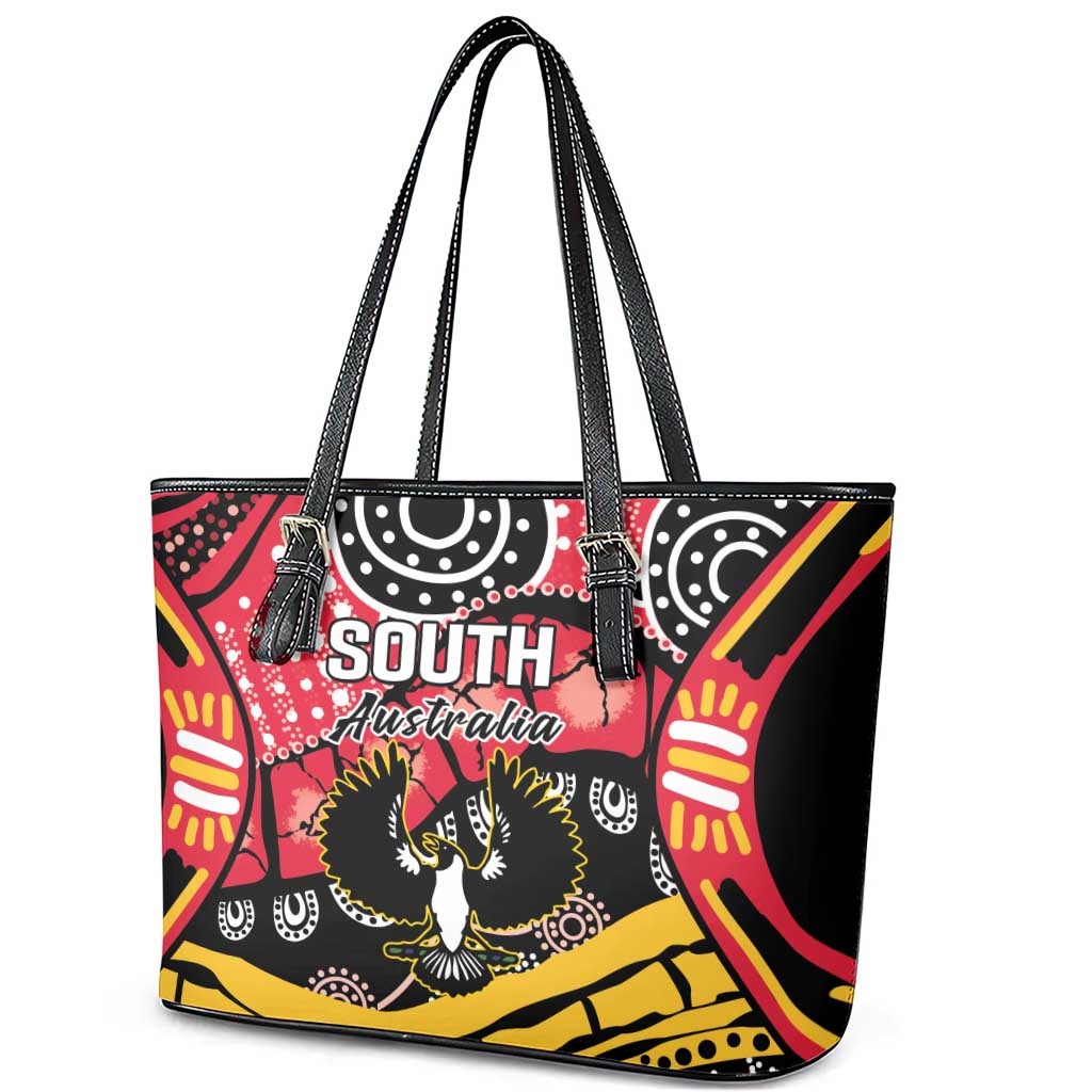 South Australia Festival State Wine State Leather Tote Bag