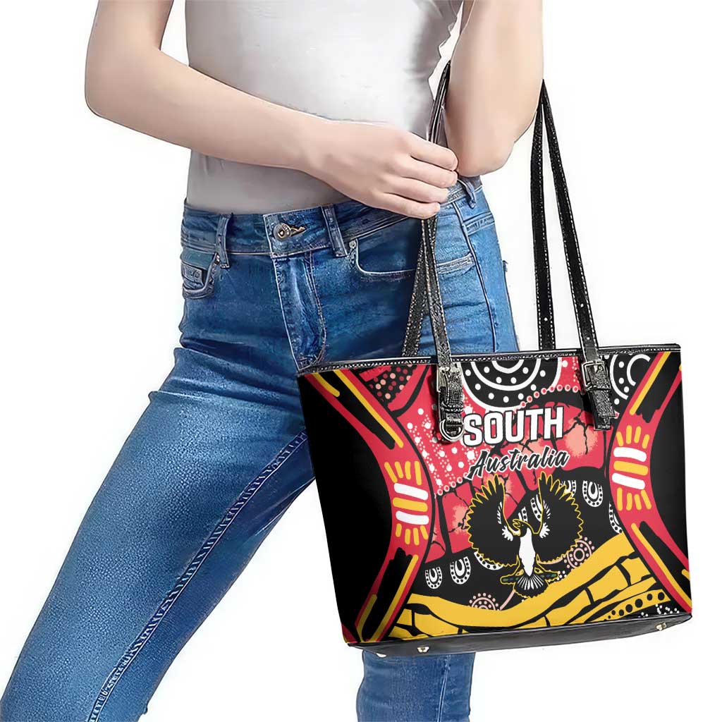 South Australia Festival State Wine State Leather Tote Bag