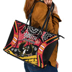 South Australia Festival State Wine State Leather Tote Bag