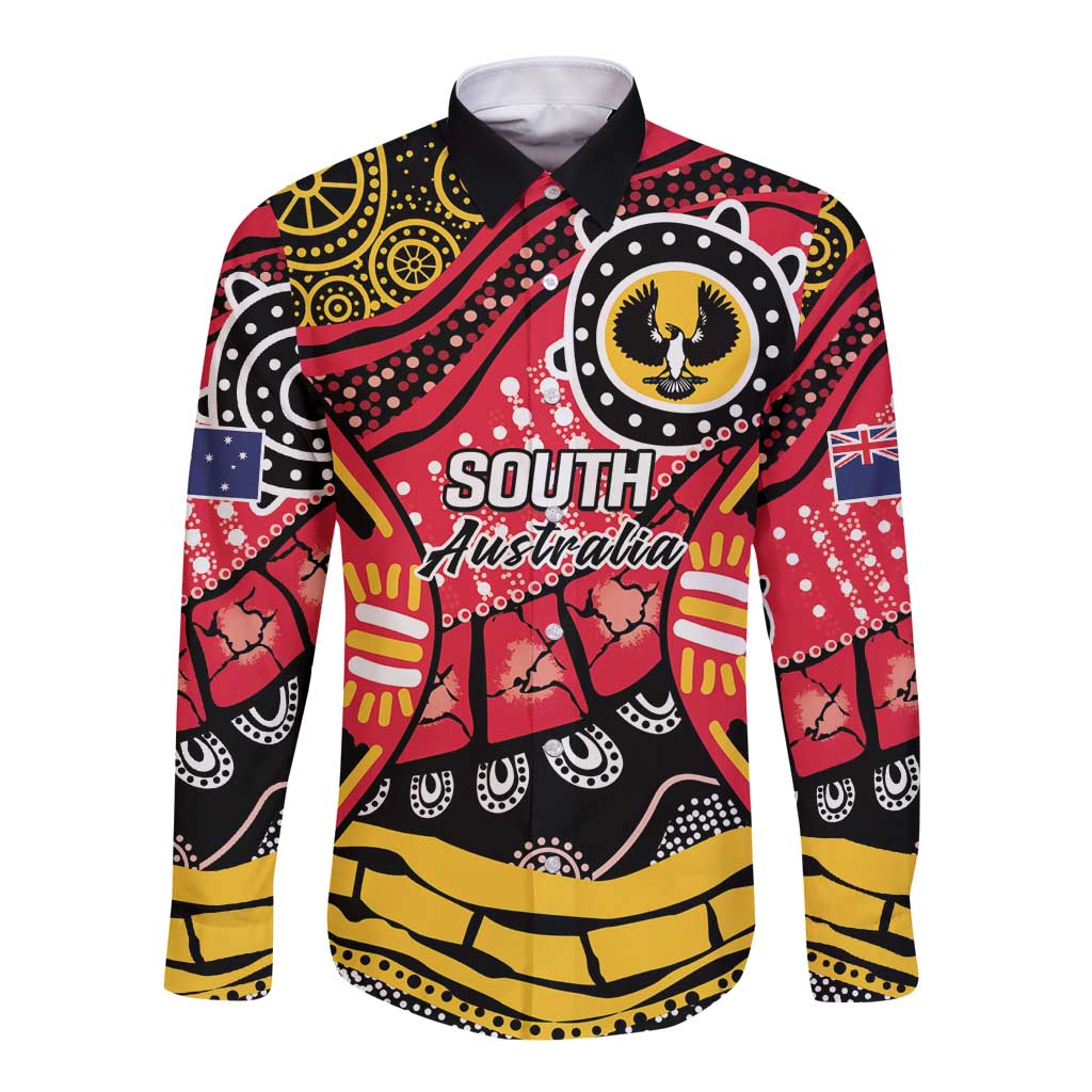 South Australia Festival State Wine State Long Sleeve Button Shirt